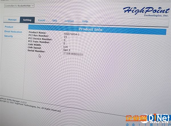 島國(guó)秀四SSD RAID陣列：10GB/s極速快感