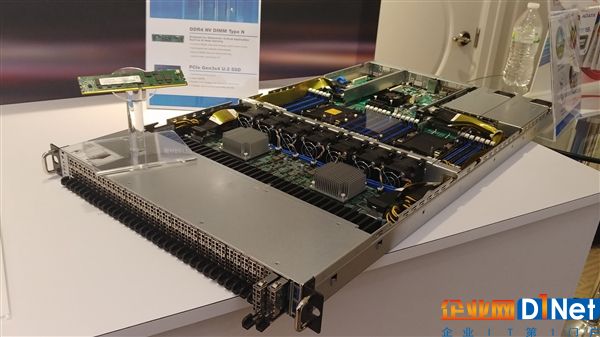 威剛首秀M.3 SSD：?jiǎn)温贩?wù)器集成36塊288TB！